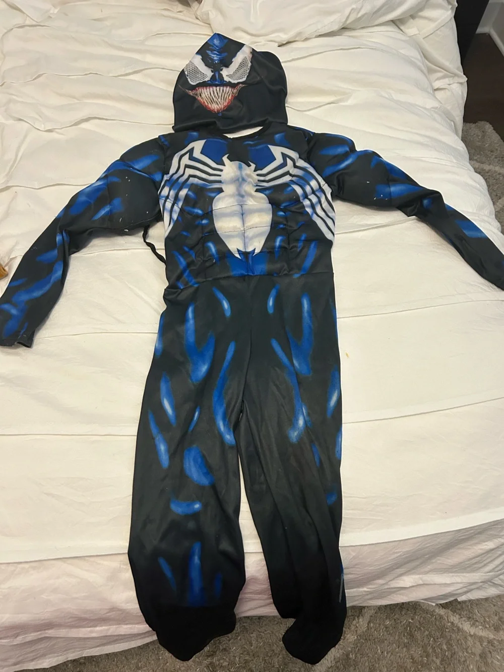 Kids Black and Blue venom Costume